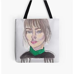 Dakota johnson watercolour illustration  All Over Print Tote Bag