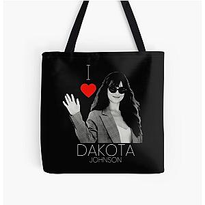  Dakota Johnson All Over Print Tote Bag