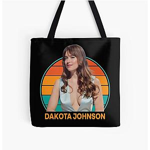  Dakota Johnson All Over Print Tote Bag