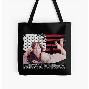  Dakota Johnson All Over Print Tote Bag