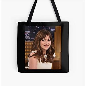  Dakota Johnson All Over Print Tote Bag