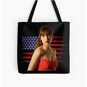  Dakota Johnson All Over Print Tote Bag