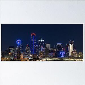 World Champion Dallas Skyline Poster