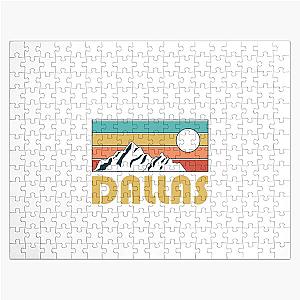 Dallas Retro Vintage Gift Hiking Nature Jigsaw Puzzle