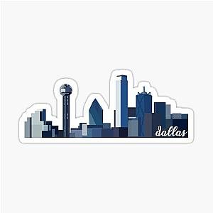 Dallas Skyline Sticker