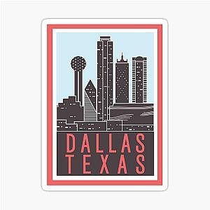 Dallas Pink Sticker