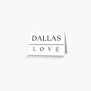 Dallas Texas by Crystal Hubbard Art Greeting Card