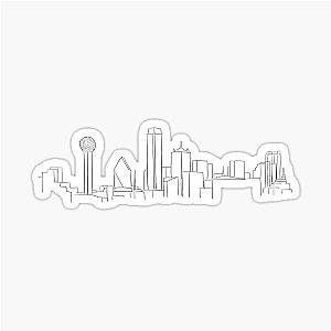 Dallas Skyline Sticker