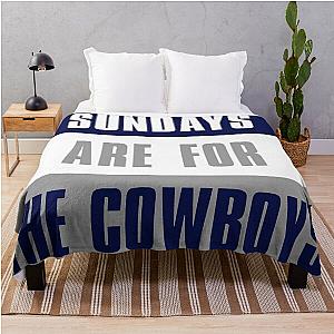 Sundays are for the Dallas Cowboys Throw Blanket