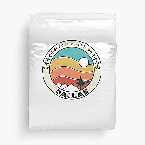 Dallas Texas Mountain Souvenir Gift Hometown Hiking Nature Duvet Cover