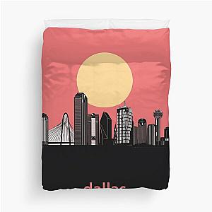 Dallas Skyline Duvet Cover