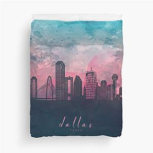 Dallas Skyline Duvet Cover