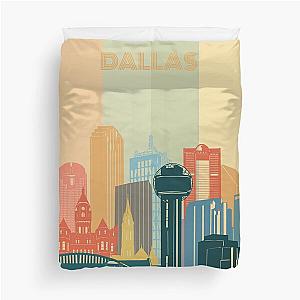 Dallas Skyline Duvet Cover