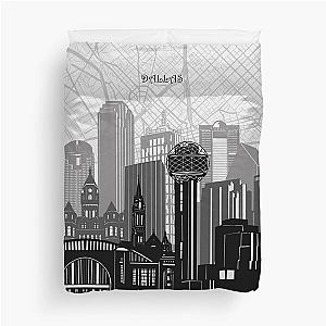 Dallas Skyline Duvet Cover