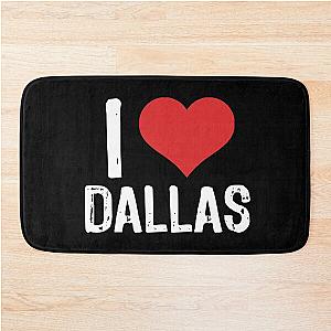 I Love Dallas Bath Mat
