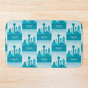 Dallas Texas Travel Bath Mat