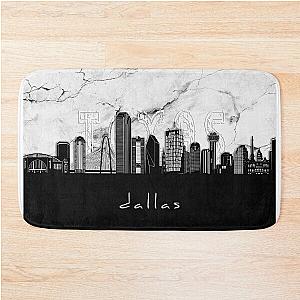 Dallas Skyline Marble Bath Mat
