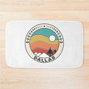 Dallas Texas Mountain Souvenir Gift Hometown Hiking Nature Bath Mat