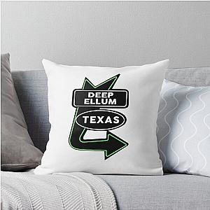 Dallas Texas Deep Elm Neighborhood Throw Pillow