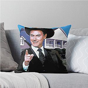 JR Ewing Dallas Throw Pillow