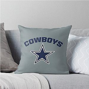 A Mouse and a Bird Walking on Mars Dallas Cowboys Throw Pillow