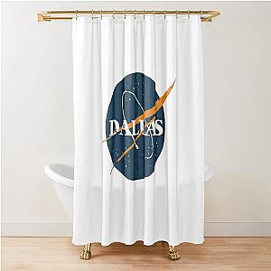 Dallas Space Vintage Shower Curtain