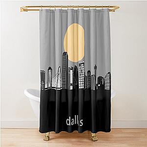 Dallas Skyline Shower Curtain