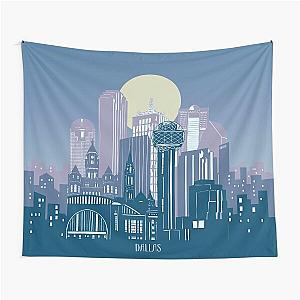 Dallas Skyline Tapestry