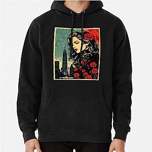 Dallas Pop Art Beautiful Woman Poster Pullover Hoodie