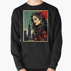 Dallas Pop Art Poster. Beautiful Woman Sweatshirt