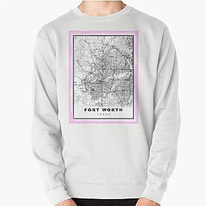 Minimalist Dallas-Fort Worth Map Sweatshirt