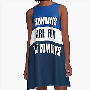 Sundays are for Cowboys Dallas Football Fans A-Line Dress