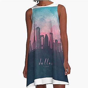 Dallas Skyline A-Line Dress
