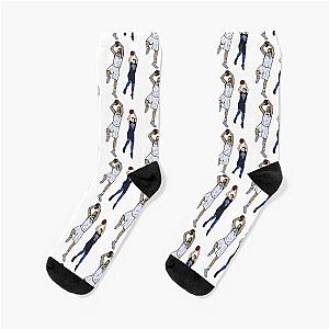 Dirk Nowitzki x Luka Doncic Signature One Leg Fadeaway Dallas Mavericks Socks