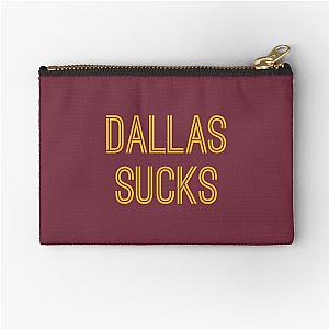 Dallas BurgundyGold Washington Zipper Pouch