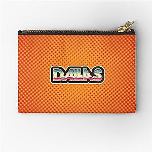 Dallas Retro Chrome Zipper Pouch