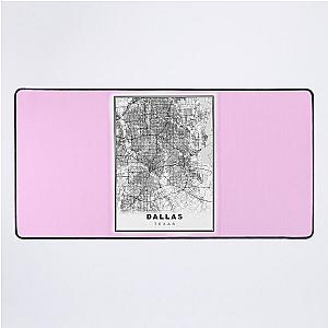 Minimalist Dallas Map Desk Mat