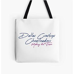 Dallas Cowboys Cheerleaders Over Print Tote Bag
