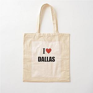 I Love Dallas USA Cotton Tote Bag
