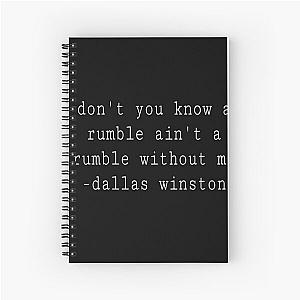 Dallas Winston Spiral Notebook