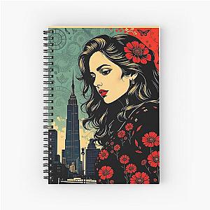 Dallas Poster. Beautiful Pop Art Poster Spiral Notebook