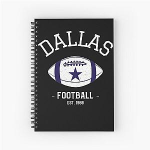 Vintage Dallas Football Team Gift T-Shirt Notebook
