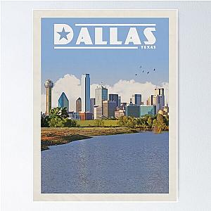 Dallas Texas Vintage Travel Poster