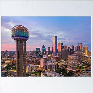 Dallas PRIDE Skyline Cloud Sunset Poster not cleaned due to oversight. 

 Dallas Pride Skyline Cloud Sunset