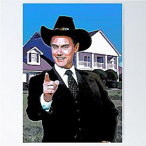 JR. EWING - Dallas Poster