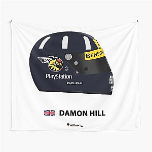 Damon Hill 1998 helmet Tapestry