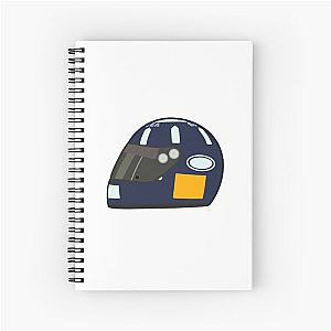 Damon Hill 1993 Helmet Spiral Notebook
