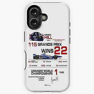 Damon Hill - F1 Stats with car design iPhone Tough Case