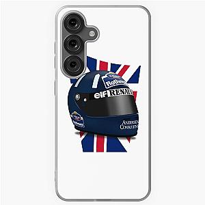 Damon Hill 1996 Helmet Flag Champion Samsung Galaxy Soft Case
