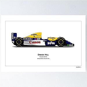 Williams FW15C - Damon Hill Poster